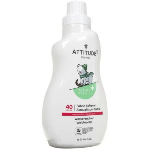 Смягчитель кондиционер для стирки гипоаллергенный Attitude Baby Fabric Softner Fragrance Free 1 л