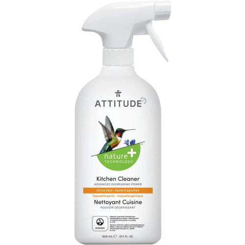Очиститель для кухонных поверхностей Attitude Kitchen Cleaner Citrus Zest 800 мл