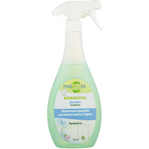 Экологическое средство для мытья стекол и зеркал Molecola Ecological Glass Cleaner Emerald Forest 500 мл