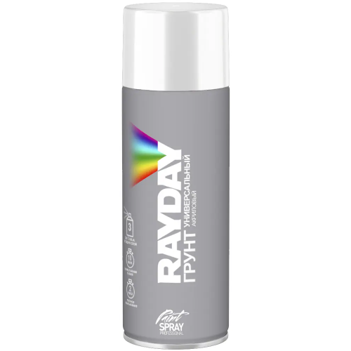 Грунт универсальный акриловый Rayday Paint Spray Professional 520 мл белый