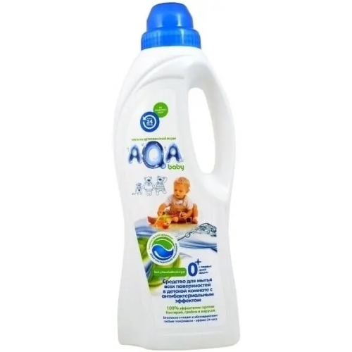 Средство для мытья поверхностей в детской комнате 0+ Aqa Baby с Антибактериальным Эффектом 700 мл