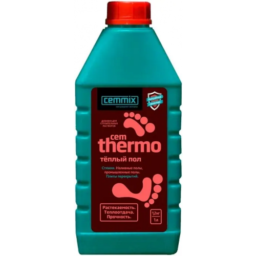 Добавка для строительных растворов Cemmix Cemthermo Теплый Пол 1 л