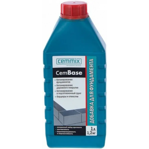 Добавка для строительных растворов Cemmix Cembase Фундамент 1 л