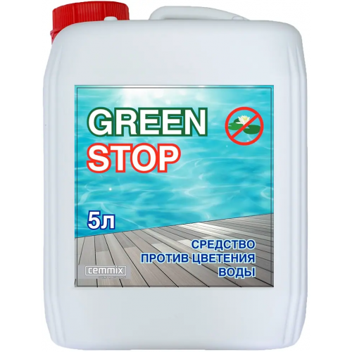 Средство против цветения воды Cemmix Green Stop 5 л