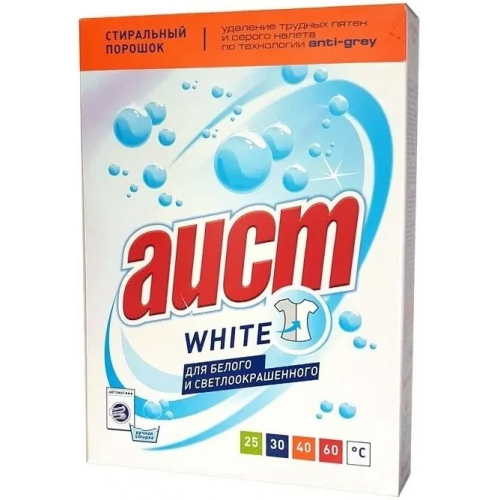 Стиральный порошок для белого и светлоокрашенного Аист White 400 г