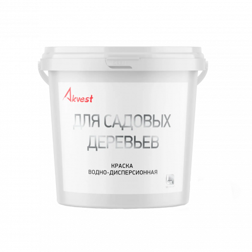 Краска водно дисперсионная для садовых деревьев Аквест Мастер 3 1.4 кг белая
