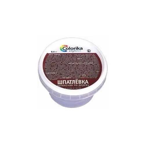 Шпатлевка латексная по дереву Colorika Aqua 400 г белая