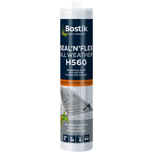 Герметик универсальный гибридный высокоэластичный Bostik H560 Seal n Flex All Weather 600 мл светло серый