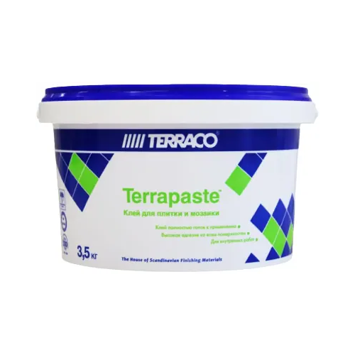 Клей для плитки на акриловой основе Terraco Terrapaste 3.5 кг