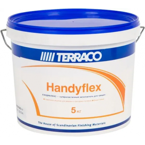 Суперэластичный акриловый заполнитель для трещин Terraco Handyflex 5 кг