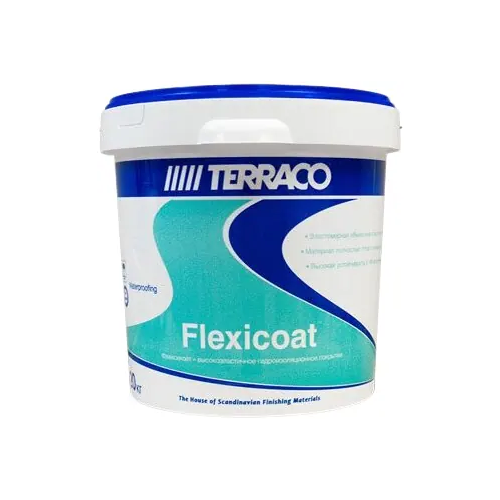 Покрытие готовое гидроизоляционное Terraco Flexicoat 20 кг