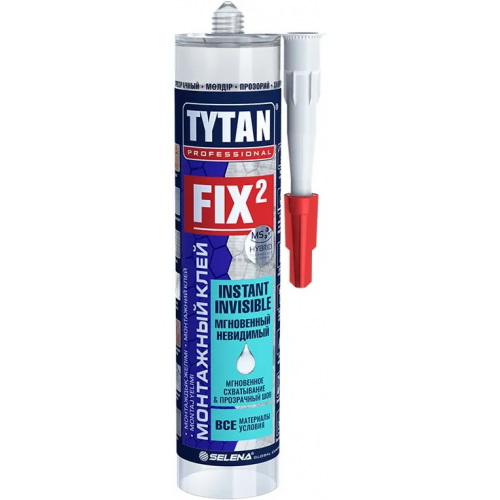 Монтажный клей Титан Professional Fix2 Instant Invisible 290 мл