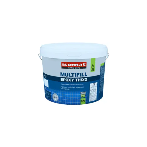 Двухкомпонентная эпоксидная затирка клей для плитки Isomat Multifill Epoxy Thixo 10 кг №06 багама бежевая