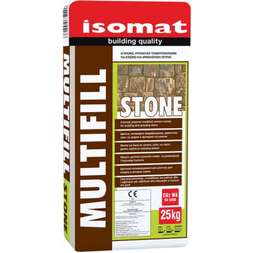 Полимерцементный раствор для кладки и затирки камня Isomat Multifill Stone 25 кг серый