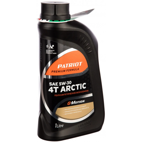 Масло моторное полусинтетическое всесезонное Патриот G Motion SAE 5W 30 4T Arctic 1 л