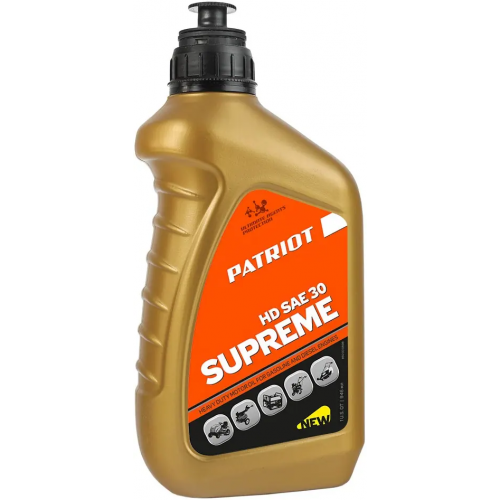 Масло моторное минеральное Патриот Supreme HD SAE 30 946 мл