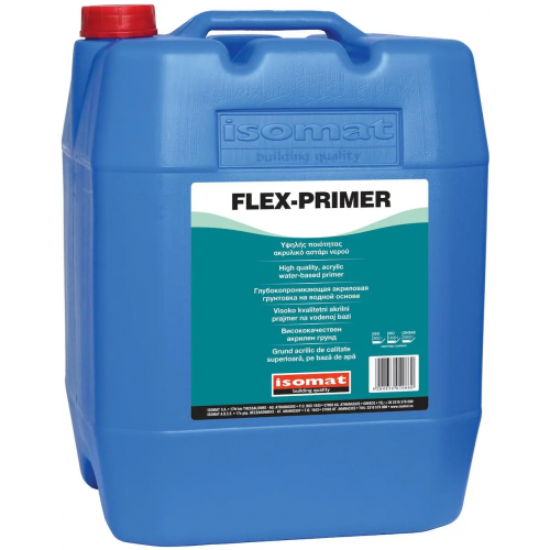Глубокопроникающая акриловая грунтовка на водной основе Isomat Flex Primer 10 кг