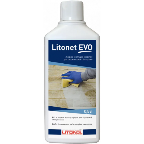Жидкое чистящее средство для керамической облицовки Литокол Litonet Evo 500 мл
