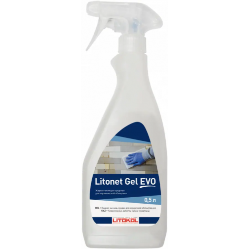 Жидкий моющий состав для очистки облицовочной поверхности Литокол Litonet Gel Evo 500 мл