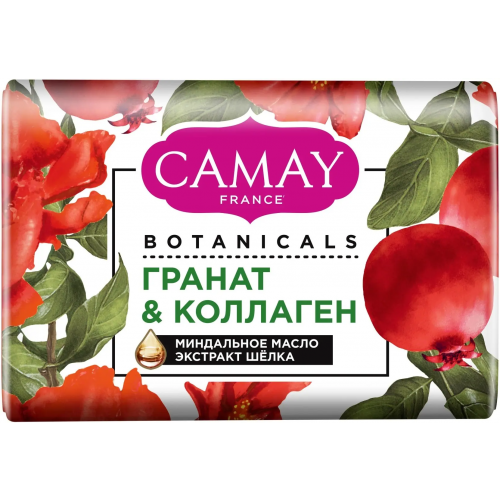 Мыло туалетное Camay France Botanicals Гранат & Коллаген 85 г