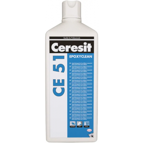 Очиститель для удаления пятен остатков от затирки Ceresit CE 51 Epoxyclean 1 л