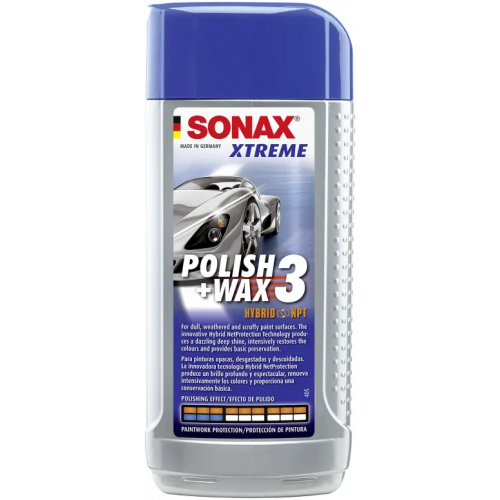 Полироль для поврежденных покрытий Sonax Xtreme Nano Pro Polish+Wax 3 250 мл