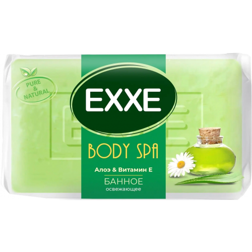 Мыло банное освежающее Exxe Body Spa Алоэ и Витамин Е 160 г