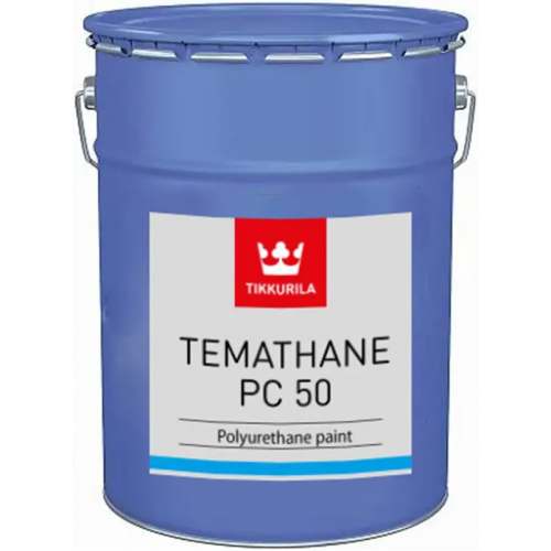 Двухкомпонентная полуглянцевая полиуретановая краска Тиккурила Temathane PC 50 7.5 л база TCL