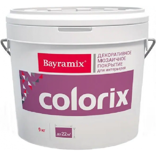 Декоративное мозаичное покрытие для интерьеров Bayramix Colorix 9 кг CL 10 1