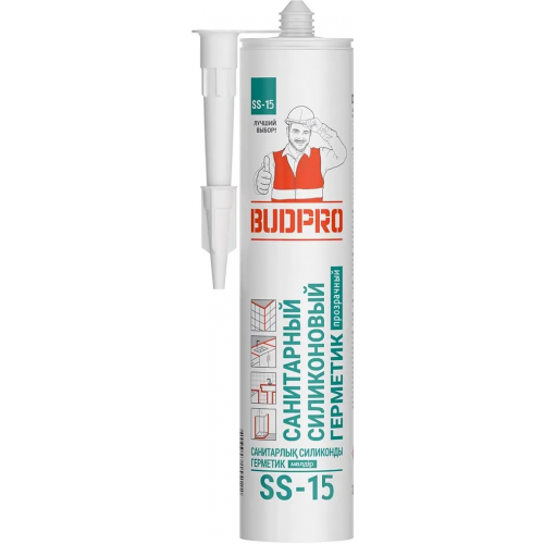 Санитарный силиконовый герметик Budpro SS 15 240 мл
