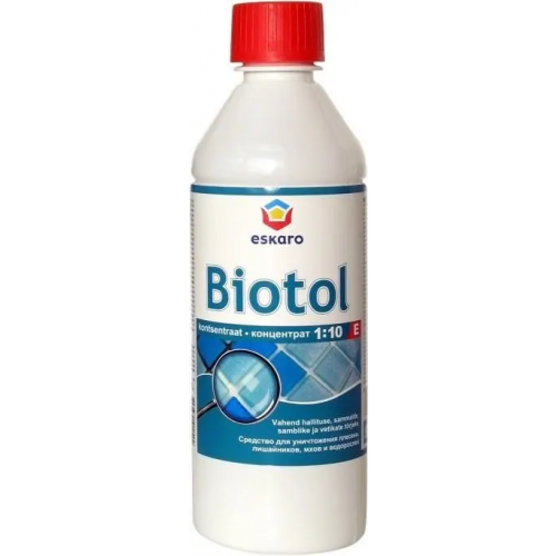 Средство для уничтожения плесени, лишайников, мхов Eskaro Biotol E 500 мл