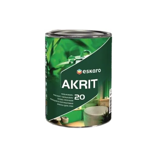 Краска для стен Eskaro Akrit 20 950 мл белая