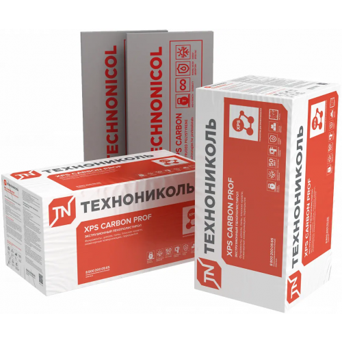 Экструзионный пенополистирол Технониколь XPS Carbon Prof TB 0.58*1.18 м/120 мм