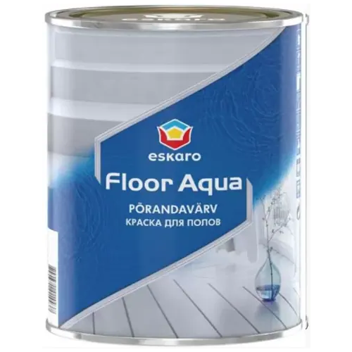 Краска для полов Eskaro Floor Aqua 2.7 л белая