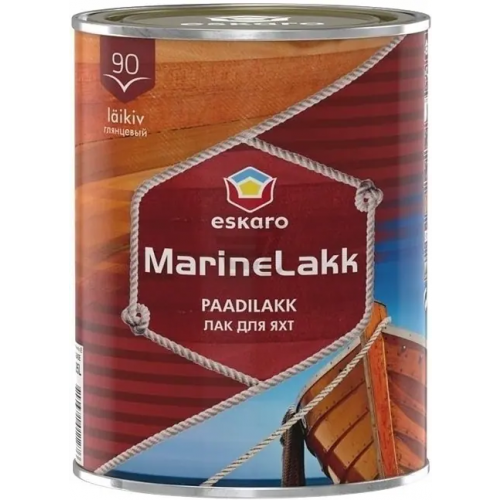 Уретан алкидный лак для яхт Eskaro Marine Lakk 90 950 мл