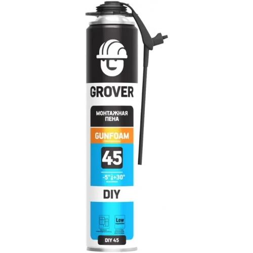 Пена монтажная профессиональная Grover Gunfoam DIY45 750 мл