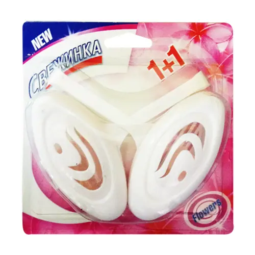 Подвесной део блок для унитаза Свежинка Flowers 2 блока * 30 г