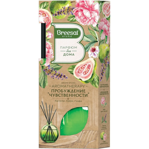 Ароматизатор декоративный Breesal Aromatherapy Пробуждение Чувственности Пачули Пион Гуава 70 мл