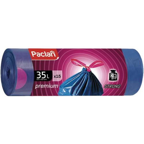 Мешки для мусора Paclan Premium 15 пакетов 35 л