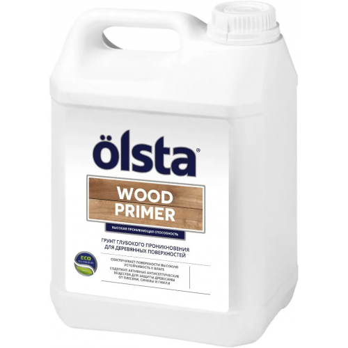 Грунт для деревянных поверхностей Olsta Wood Primer 5 л