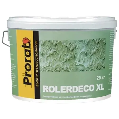 Штукатурка декоративная крупнорельефная Prorab Rolerdeco XL 20 кг белая