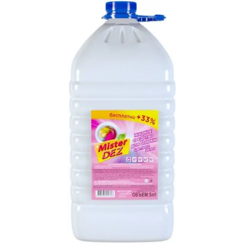 Жидкое средство для стирки цветного белья Mister Dez Eco Cleaning 5 л