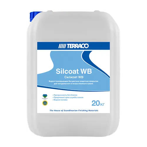 Покрытие готовое гидроизоляционное Terraco Silcoat WB 20 кг