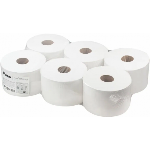 Бумага туалетная в рулонах с центральной вытяжкой Veiro Professional Comfort TP210 6 рулонов в упаковке