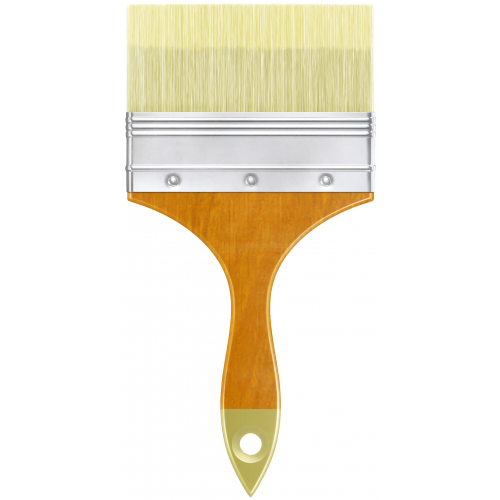 Кисть флейцевая Color Expert 80*180*h44 мм смешанная натуральная и искусственная щетина/дерево лакированное