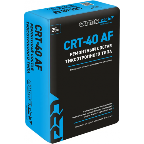 Ремонтный состав тиксотропного типа Глимс Pro CRT 40 AF 25 кг