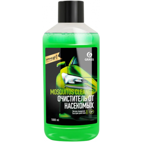 Концентрат летнего стеклоомывателя очиститель от насекомых Grass Mosquitos Cleaner 1 л