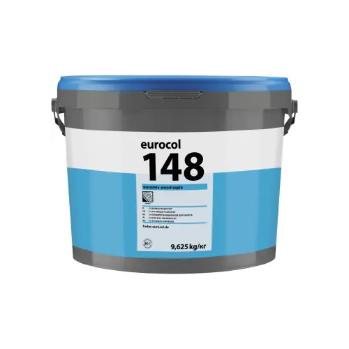 Клей для паркета полиуретановый двухкомпонентный Forbo Eurocol 148 Euromix Wood 2К клей для паркета полиуретановый 2 комп 9.625 кг компонент А полиуретан + компонент Б изоцианат