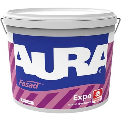 Краска фасадная Aura Fasad Expo 2.7 л белая