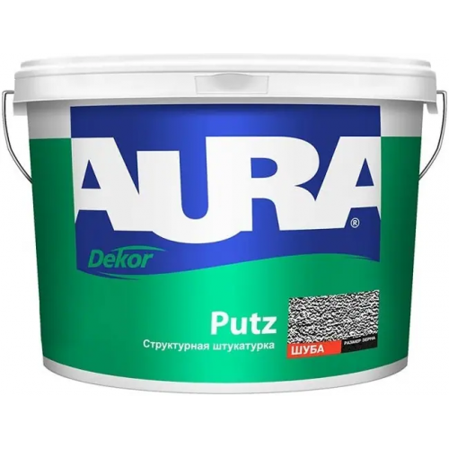 Структурная штукатурка Aura Аура Dekor Putz Шуба 8 кг 2.5 мм